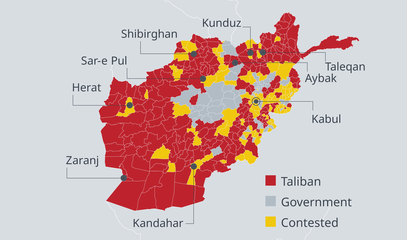 Talibanii au preluat controlul asupra majoritatii Afganistanului, Foto: Deutsche Welle