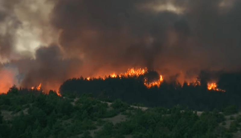 incendii Macedonia de Nord, Foto: Captura YouTube