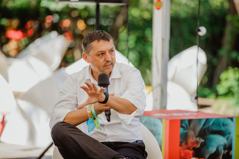 FOTO Prof. Daniel David la EC_Talks, Foto: Electric Castle