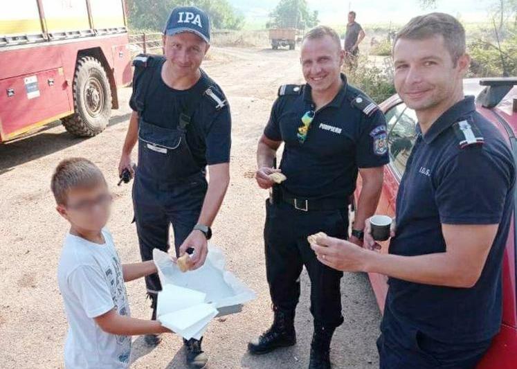 Pompieri romani in Grecia, Foto: IGSU