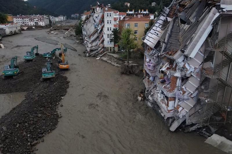 Inundatii masive in Turcia, Foto: Mustafa Kaya / Xinhua News / Profimedia