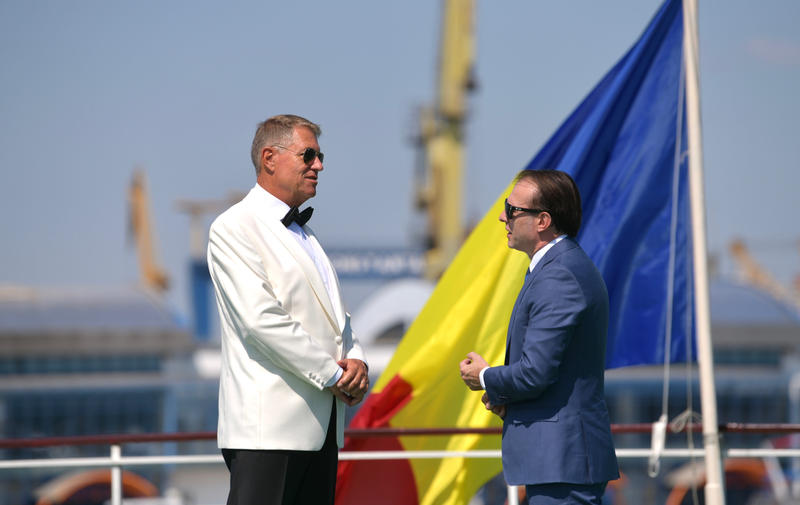 Iohannis si Citu, la Ziua Marinei, Foto: Presidency.ro