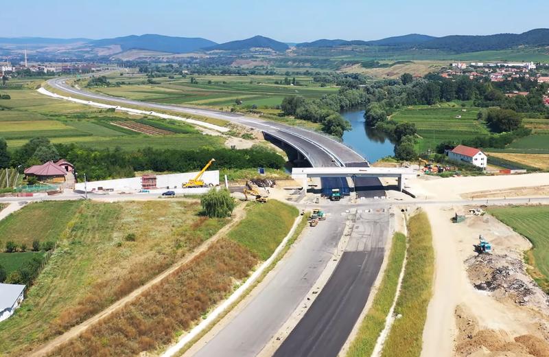 Autostrada A10 Sebes - Turda, Lotul 2 - aproape de finalizare in 2021, Foto: Captura YouTube