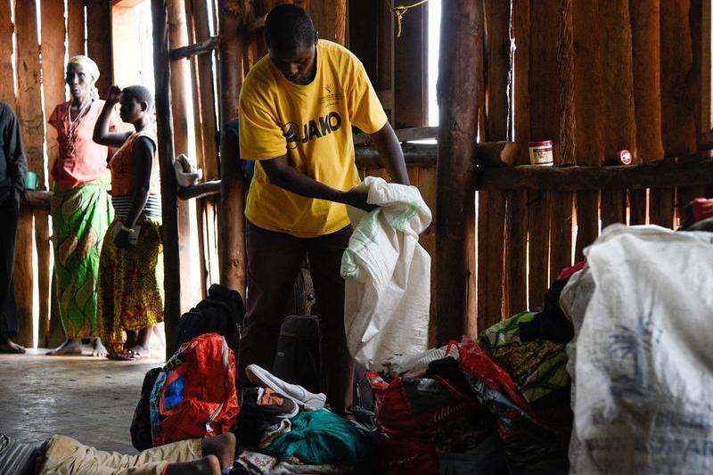 Tabara de refugiati din Uganda, Foto: Isaac Kasamani / AFP / Profimedia