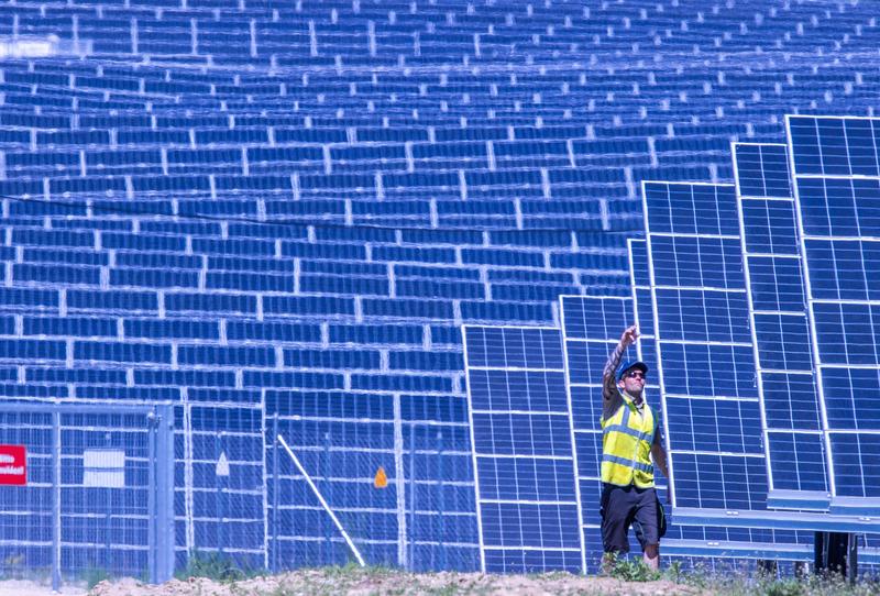 Parc fotovoltaic din Germania, Foto: JENS BUTTNER / AFP / Profimedia