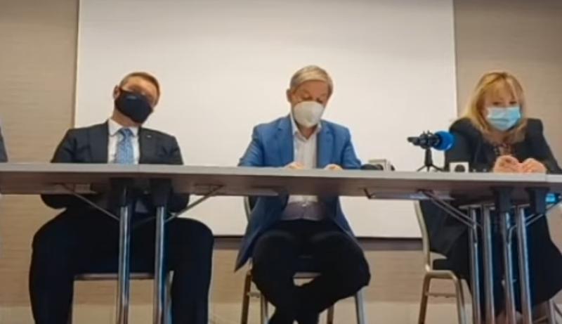 Ministrul Teleman, alături de Ciolos si Dragu, Foto: Captura video