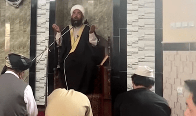 prima rugaciune de vineri de la preluarea puterii de catre talibani in Kabul, Foto: Captura video