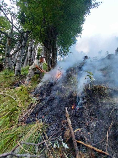 incendiu in Muntii Capatânii, Foto: ISU Valcea