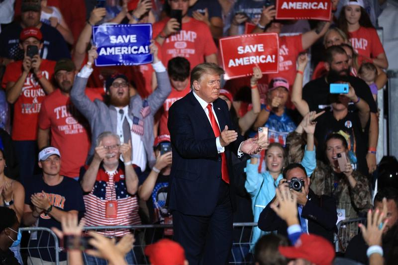 Donald Trump la un miting cu sustinatorii sai, Foto: Chip Somodevilla / Getty Images / Profimedia