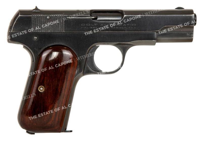 pistolul lui Al Capone, Foto: casa de licitaţii Witherells