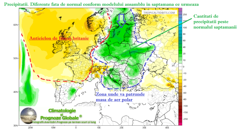 Vremea la final de august, Foto: Climatologie si Prognoze globale