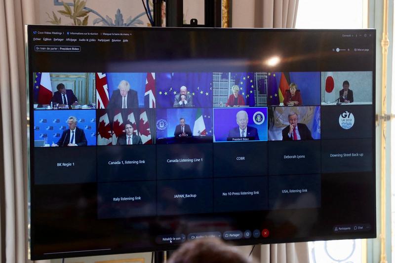 Summitul G7 privind situatia din Afganistan, Foto: Pool / Abaca Press / Profimedia Images