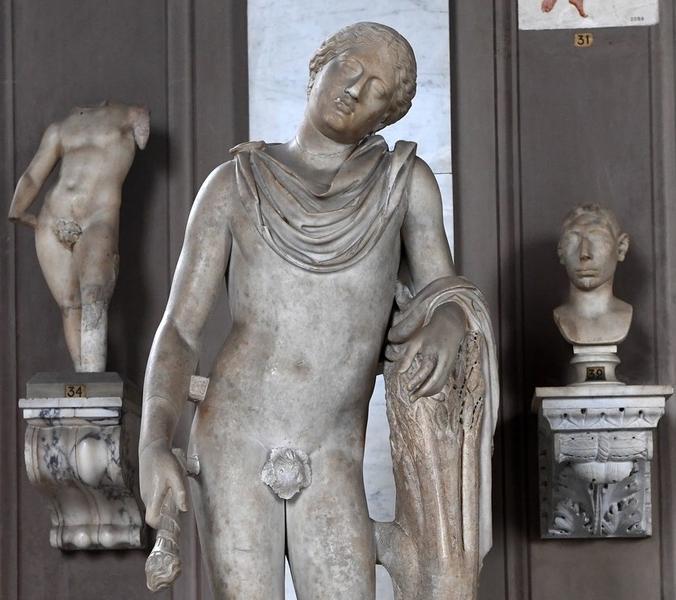 Thanatos, Zeul mortii, în Muzeul Vatican, Foto: Profimedia Images