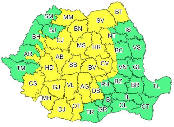 Avertizare meteo, Foto: ANM