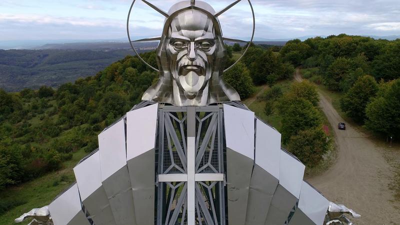 Cea mai mare statuie a lui Iisus din Europa de Est este în România, Foto: Captura YouTube