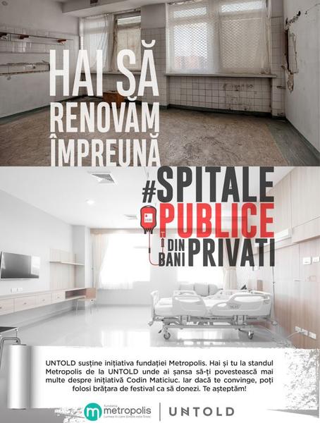 Spitale publice din bani privați, Foto: UNTOLD
