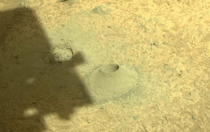 Perseverance colectează mostre de roca, Foto: youtube.com