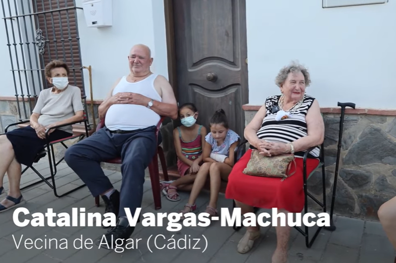 de charlas al fresco Spania, Foto: Captura YouTube