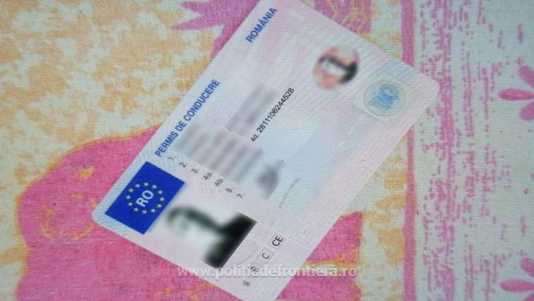 Permis fals, Foto: Politia de Frontiera