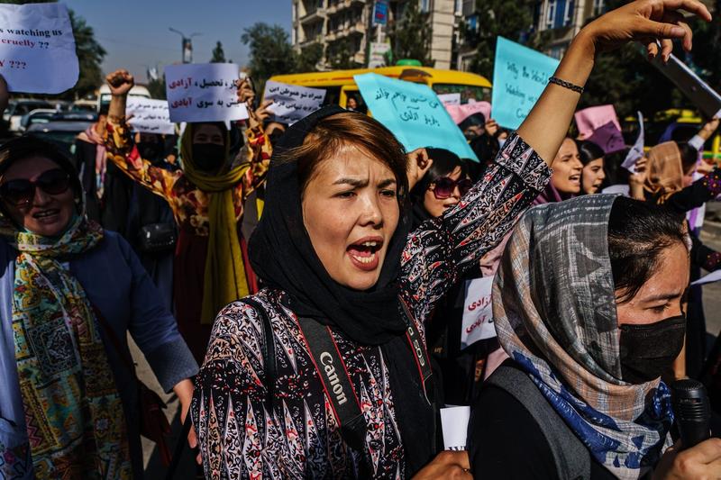 Protest femei in Kabul, Foto: MARCUS YAM/LOS ANGELES TIMES/ Profimedia