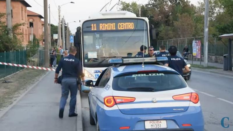 Atac în orasul italian Rimini, Foto: Captura YouTube