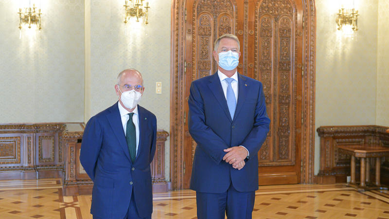 Primirea unei delegatii a companiei Enel conduse de Francesco Starace, CEO Enel Group, Foto: Administrația Prezidențială