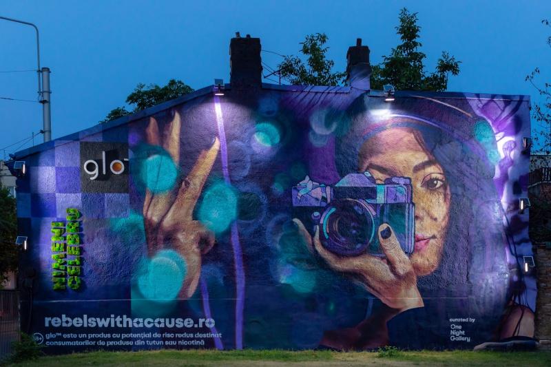 glo™ România lansează al treilea mural din campania Eco Graffiti / Rebels with a Cause, Foto: glo