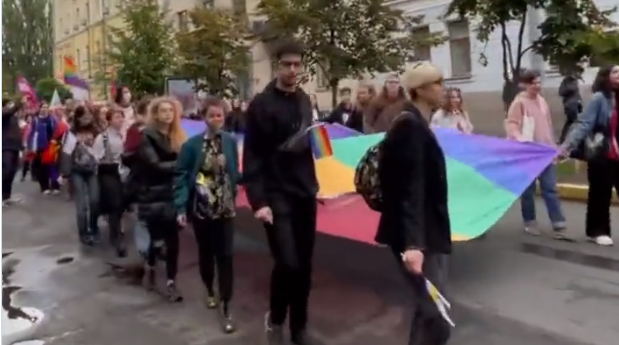 Pride Ucraina, Foto: Captura video