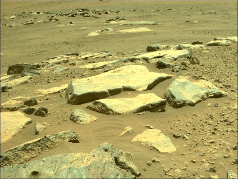 Zona din Jezero Crater unde a ajuns Perseverance, Foto: NASA