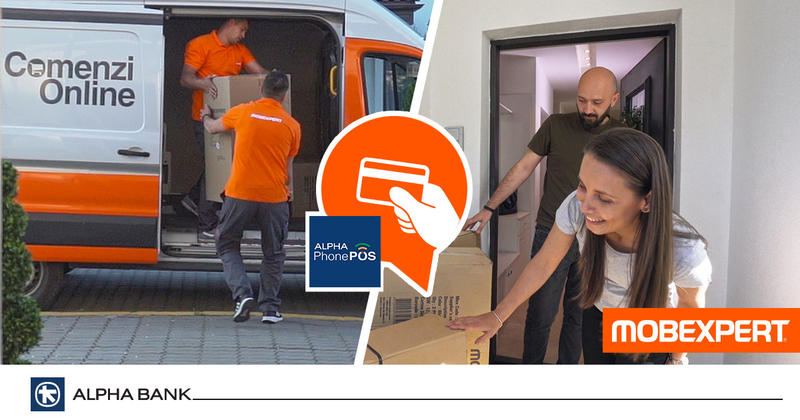 Mobexpert, brandul românesc nr.1 în mobilier și decorațiuni, folosește soluția Alpha PhonePOS, furnizată de Alpha Bank Romania, Foto: Alpha Bank