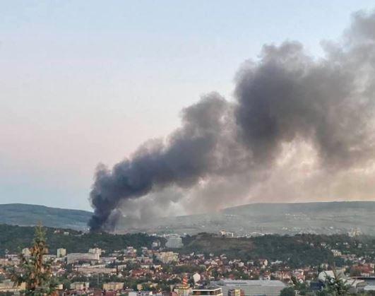 Incendiu Tetarom, Foto: Facebook / Marcela Salagean