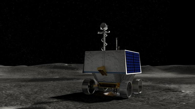 Rover-ul VIPER pe Luna, ilustratie, Foto: NASA