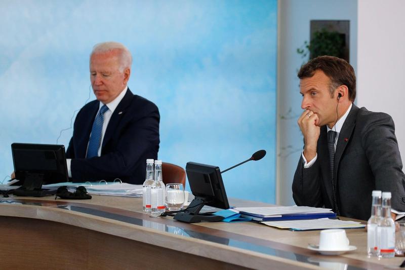 Joe Biden și Emmanuel Macron, Foto: PA Images / Alamy / Alamy / Profimedia