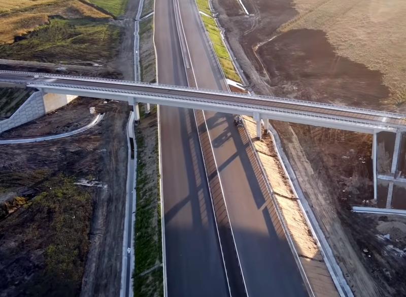 Ciotul din Autostrada Transilvania care va fi gata la final de 2021, Foto: Captura YouTube