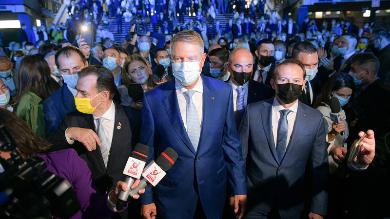 Iohannis, Orban si Citu, la Congresul PNL, Foto: Presidency.ro