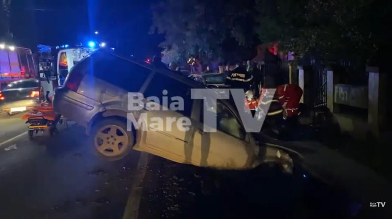 Accident Baia Mare, Foto: Captura video