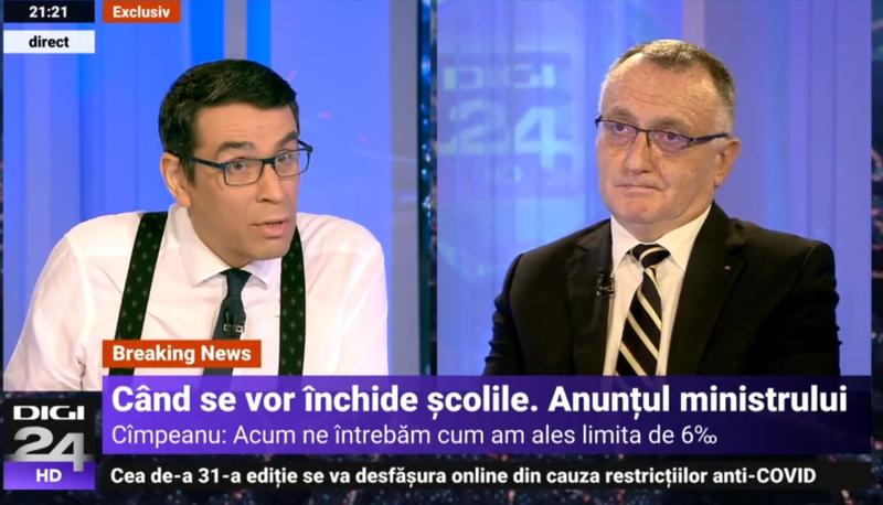 Sorin Cimpeanu și Cosmin Prelipceanu, Foto: captura video