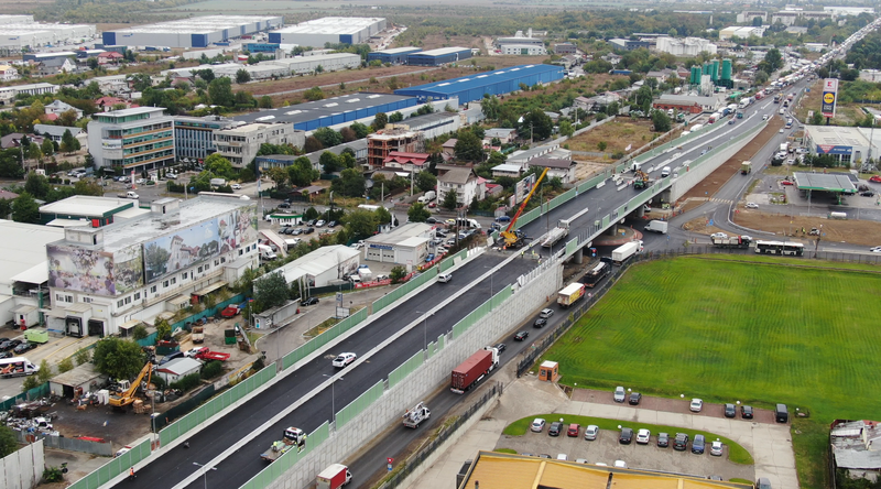 Pasajul Mogosoaia, inainte de inaugurare, Foto: CNAIR