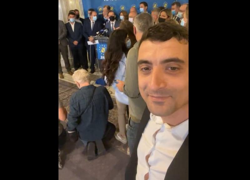 George Simion la PNL, Foto: Captura video