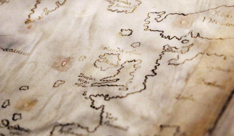 Detaliu de pe Vinland Map, Foto: Yale University