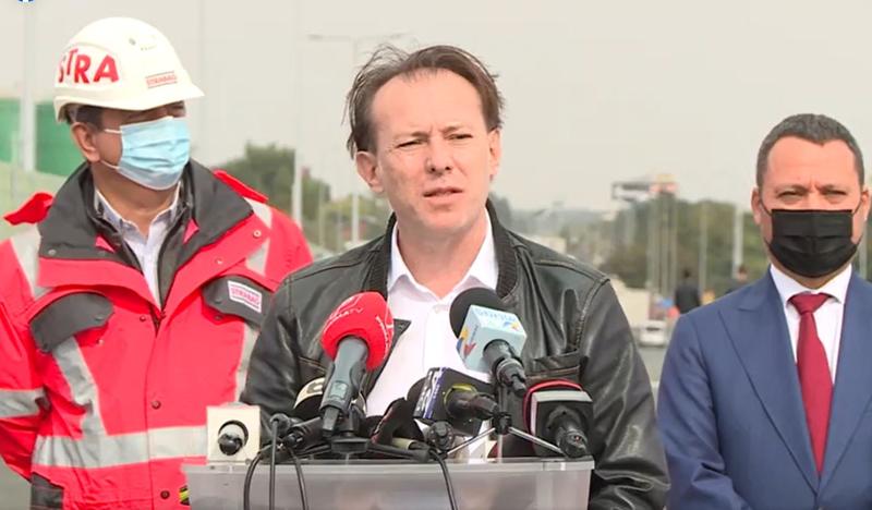 Florin Citu la inaugurarea pasajului Mogosoaia, Foto: Captura Facebook