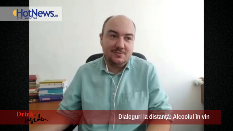 George Mitea - blogger şi pasionat de vin, Foto: Captura YouTube