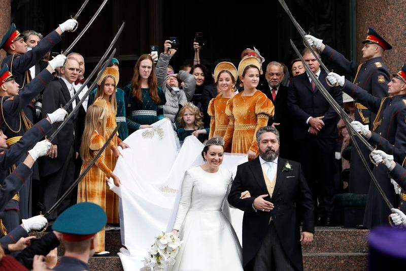 George Mihailovici Romanov si Rebecca Betarini, Foto: Mike Kireev / Shutterstock Editorial / Profimedia Images