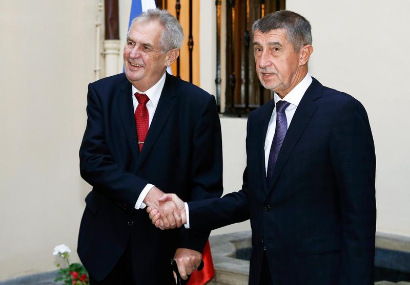 Milos Zeman si Andrej Babis, Foto: Petr Hloušek / Borgis / Profimedia