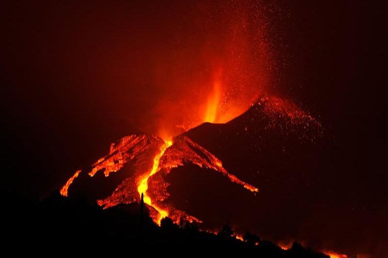 Vulcanul Cumbre Vieja de pe insula La Palma, Foto: Europa Press/ABACA / Abaca Press / Profimedia