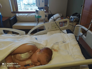 Ajutor pentru Mădălin, diagnosticat cu tumoră cerebrală malignă și hidrocefalie la doar 13 ani, Foto: Asociatia "Salveaza o inima"