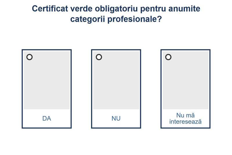 Sondaj certificat verde, Foto: Hotnews