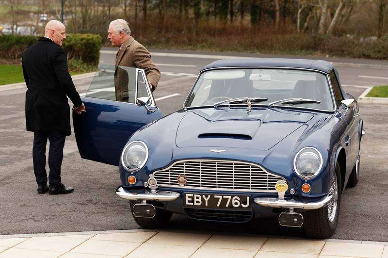 Printul Charles cu masina sa Aston Martin, Foto: Dimitris Legakis / Shutterstock Editorial / Profimedia Images