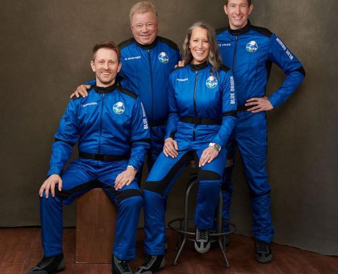 Cei patru oameni care au zburat in misiunea NS 18 a Blue Origin, Foto: Blue Origin