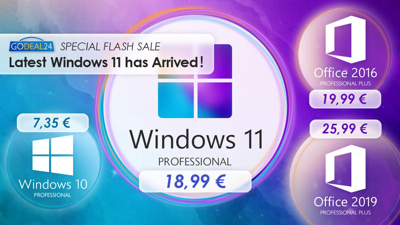 Windows 11 este disponibil! Obțineți Windows 11 ieftin la 18,99 € și experimentați-l chiar acum, Foto: GoDeal24